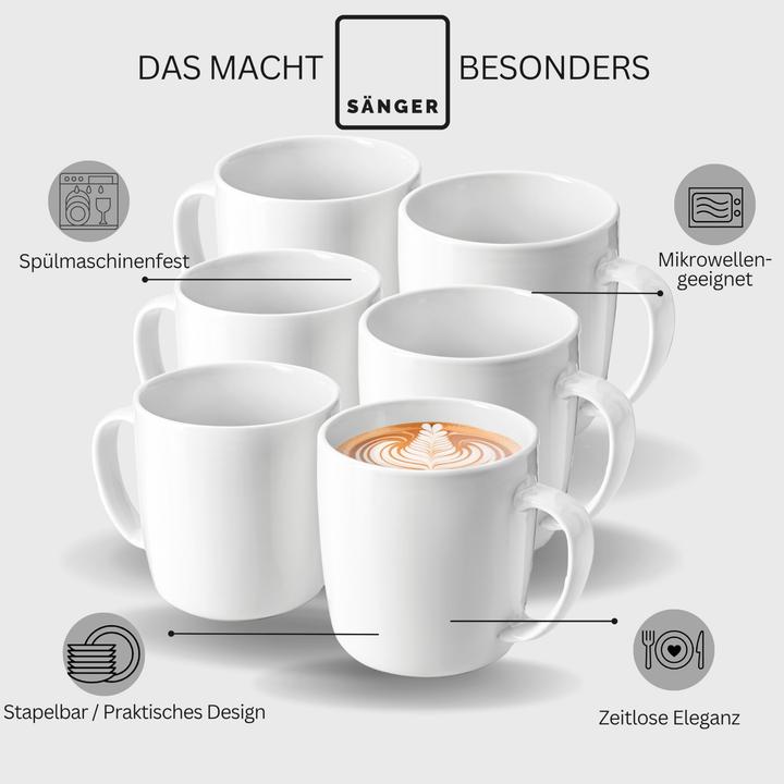 Immagine prodotto Sänger Geschirr Set di tazze da caffè Marlo (350 ml, 6 x)