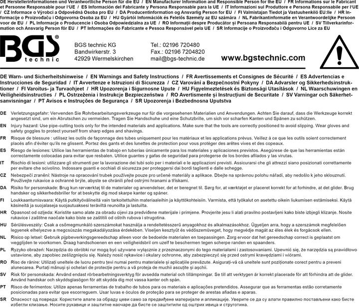 Immagine prodotto BGS Sbavatore esterno