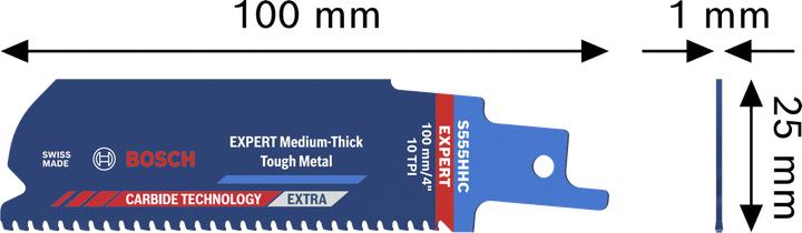 Produktbild Bosch Professional Zubehör EXPERT S555HHC Medium-Thick Tough Metal Säbelsägeblatt