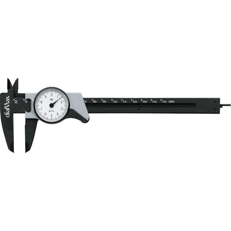 Dialmax, Messlehre, Kunststoff-Messschieber (15 cm)