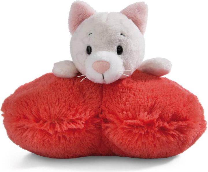 Actual product image NICI Plush figure Love cat 13cm white (14 cm)
