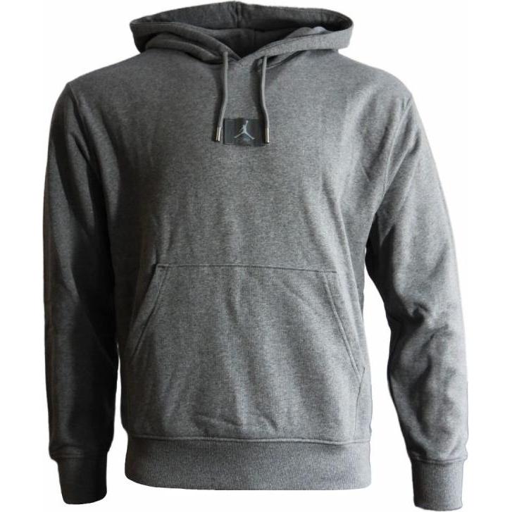 Air Jordan, Uomini, Felpa + Maglione, Men's Flight Fleece Hoodie Gray - FV7247-091, Argento, Grigio, (XL)