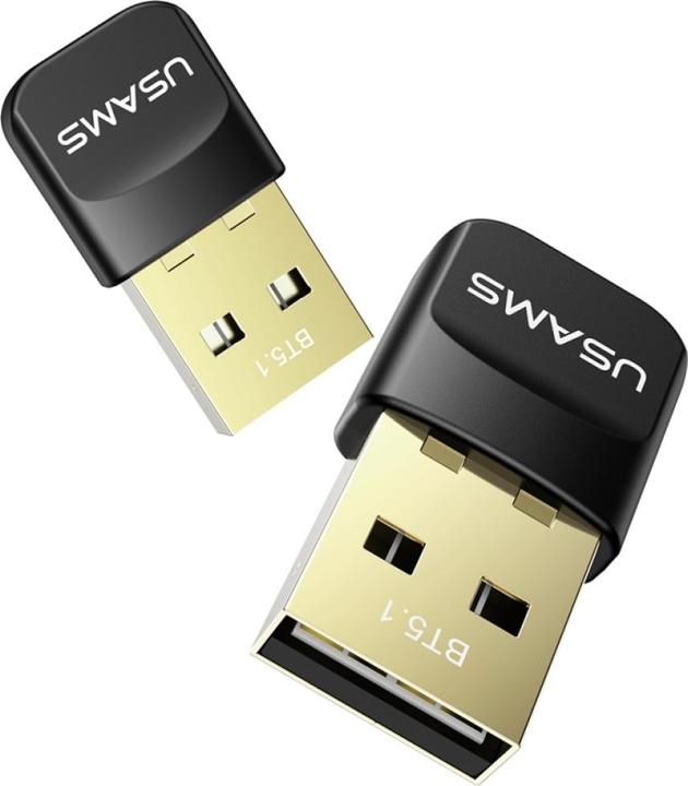 Actual product image Usams Adapter USB Bluetooth ZB321 5.1 czarny (Transmitter & Receiver)