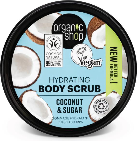 Actual product image Organic Shop Hydrating Coconut Body Scrub 250ml (250 ml)