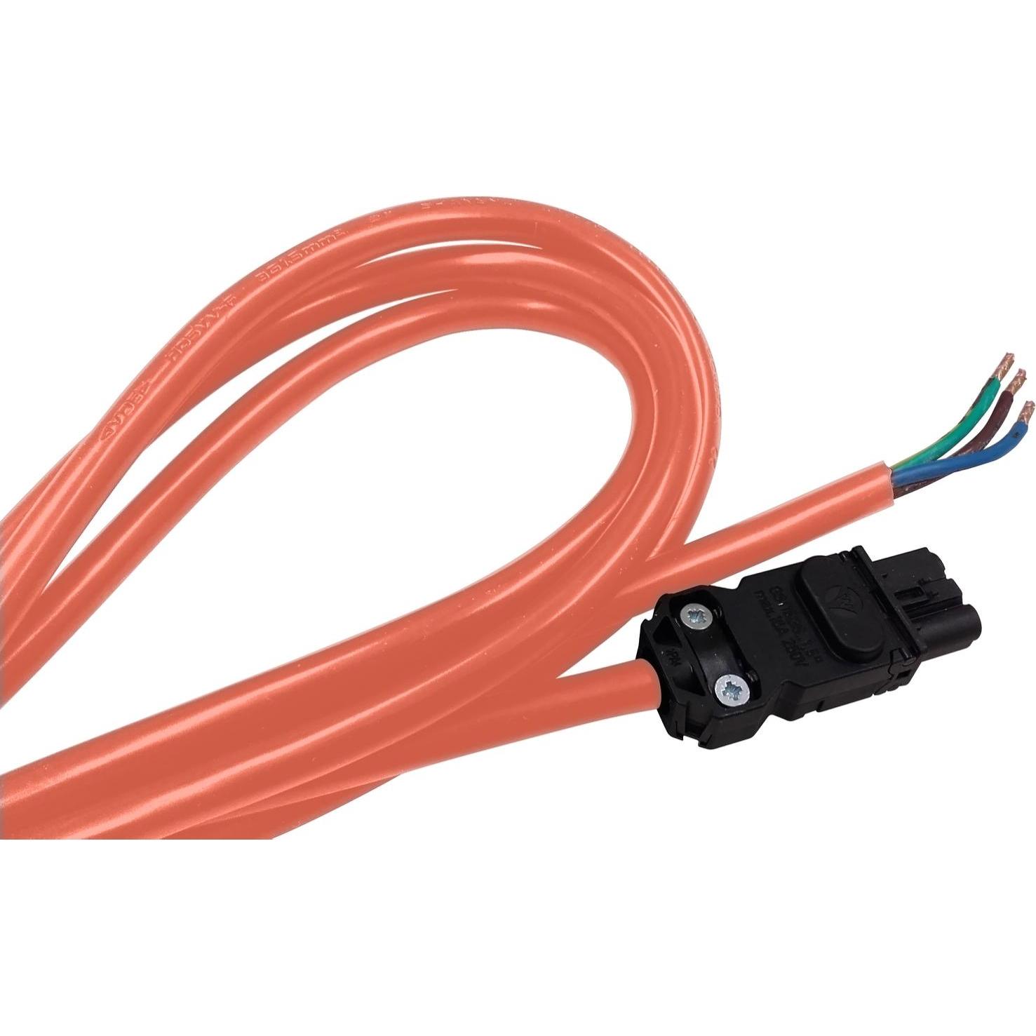 Schneider Electric Cavo di rete arancione (3 m), Cavo di alimentazione