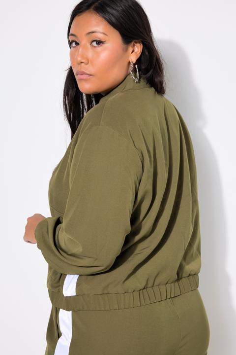 Produktbild Studio Untold Blouson, cropped, weiter Langarm, Seiteneinsatz (58)