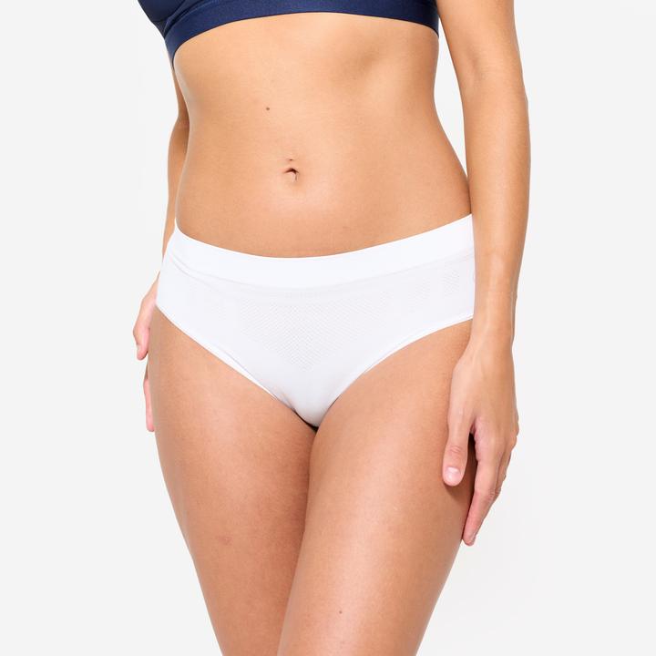 Image du produit Kalenji Lot de 3 culottes sans coutures Femme, Violet/Blanc/Bleu (XS)