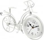Actual product image Giftdecor wrought iron bicycle clock white 22,5cm