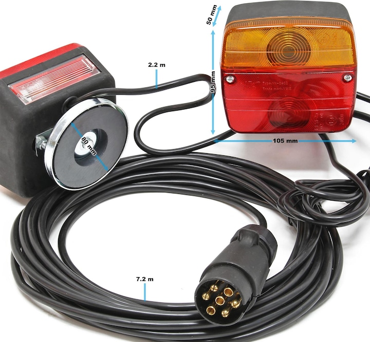 Image du produit Wiltec Feux arrière de remorque