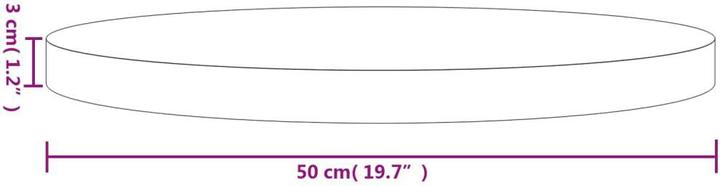 Actual product image VidaXL Gilli (Ø 50 x 3 cm)