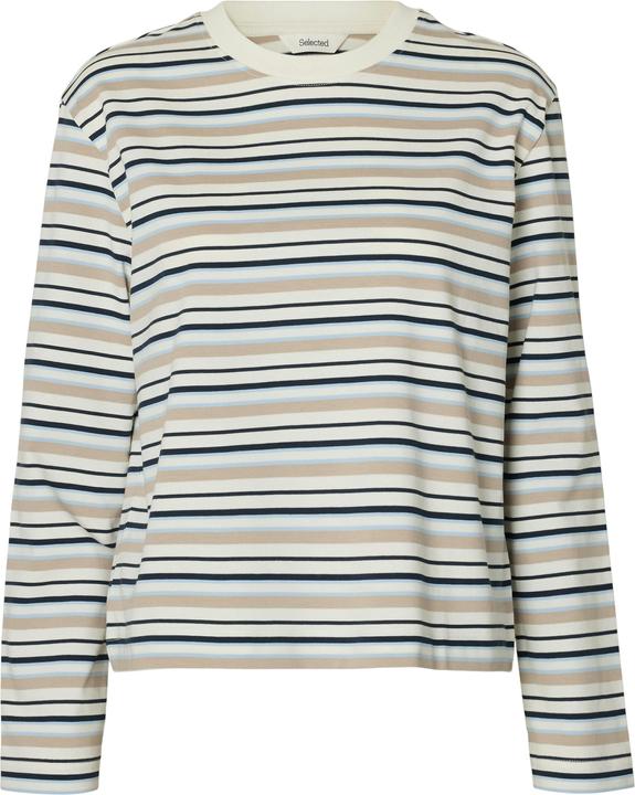 Produktbild Selected Slfessential Ls Striped Boxy Tee Noos (S)