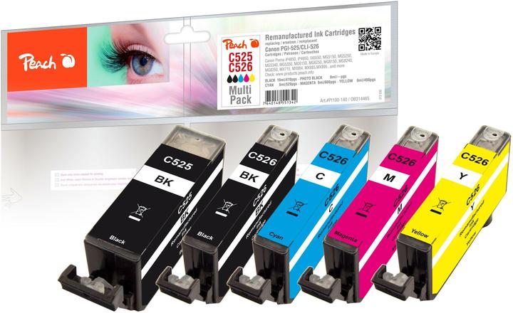 Produktbild Peach CLI-526, PGI-525, 1x 1x Foto 1x 1x 1x (C)
