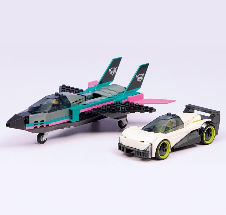 Actual product image LEGO Düsenflieger vs. Rennauto (60489, LEGO City)