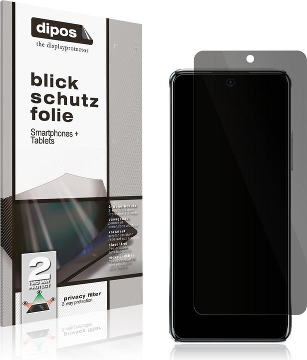 Dipos Blickschutzfolie 2-Way Anti-Shock (1 Stück, Xiaomi Redmi Note 11 Pro)