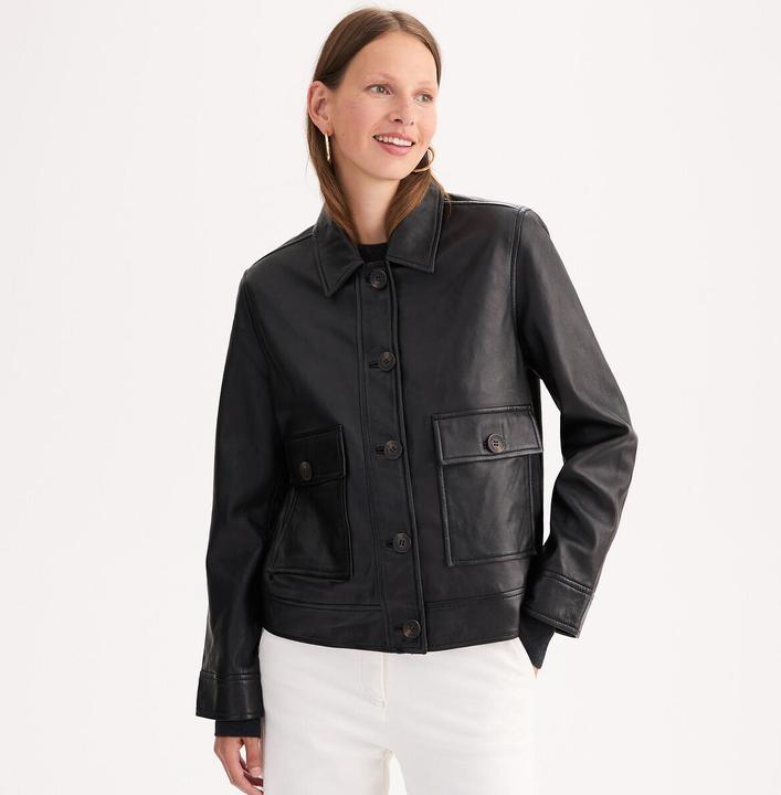 Actual product image Anne Weyburn Kurze Jacke aus Schafsleder (40)