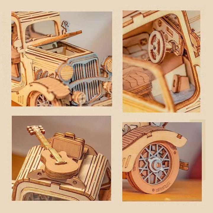 Immagine prodotto Robotime Puzzle 3D in legno - Auto d'epoca (164 pezzi)