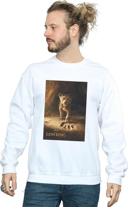 Actual product image Disney Mens The Lion King Movie Simba Poster Sweatshirt (3XL)