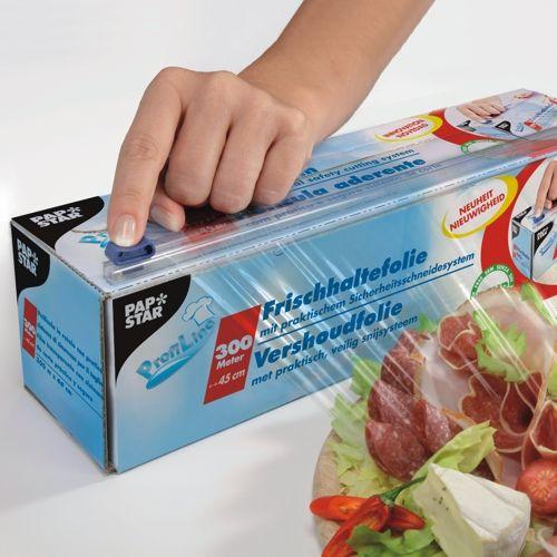 Actual product image Papstar Cling film 30 cmx300 m (WxL) 7,5µm PVC (1 x)