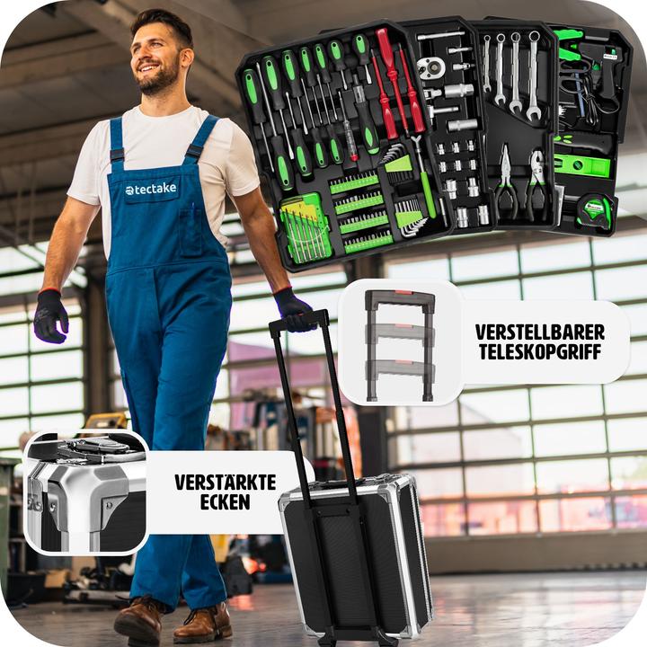Produktbild tectake Trolley Werkzeugkoffer (1200 Teile)