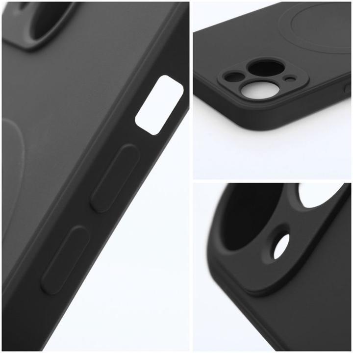 Produktbild OEM Back panel cover SILICONE MAG COVER case compatible with MagSafe for IPHONE 14 Pro Max black (Apple iPhone 14 Pro Max)