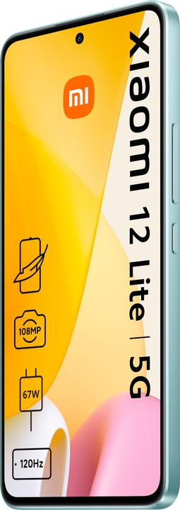 Actual product image Xiaomi 12 Lite 5G (128 GB, Lite Green, 6.55", Dual SIM, 5G)