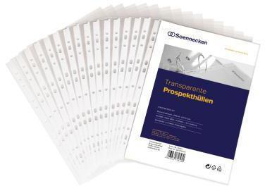Soennecken Prospekthülle Verwendung für Papierformat: DIN A4 Dicke der Folie: 0,05 mm (A4, 1 x)