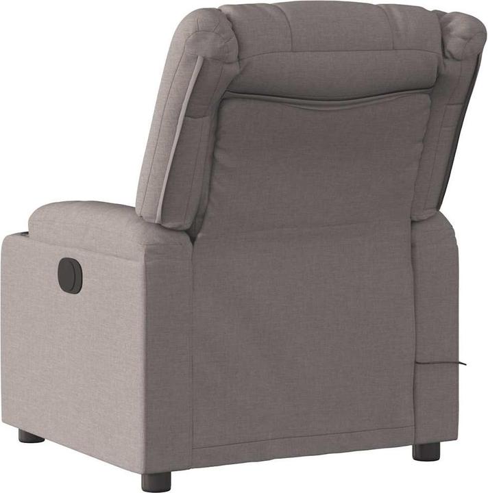 Actual product image VidaXL Massage chair taupe fabric