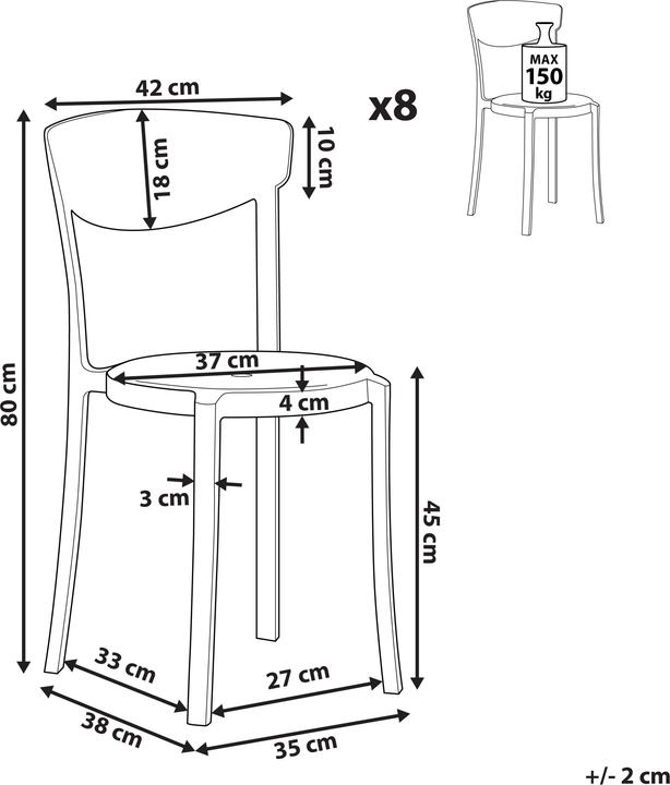 Produktbild Beliani Vieste