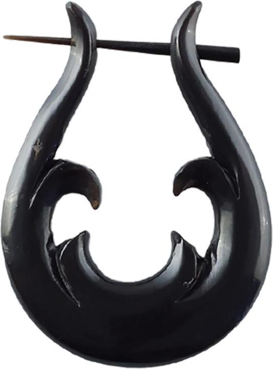 Image du produit Star Piercing Boucle d'oreille Ornement en corne de buffle d'eau (sans laiton, Organique)