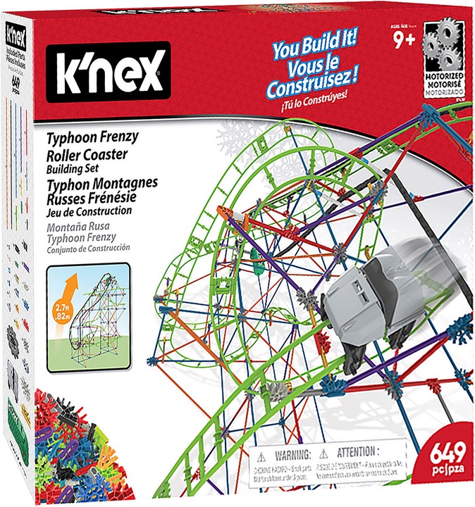 Produktbild K'Nex Thrill Rides Typhoon Frenzy Achterbahn