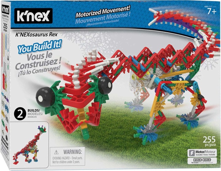 Actual product image K'Nex KNexosaurus Rex building set