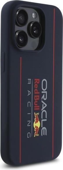Produktbild Red Bull Racing - Silicone Oversize Vertical Logo MagSafe (RBHMP15L24SIOLRV) - iPhone 15 Pro - Navy (Apple iPhone 15 Pro)