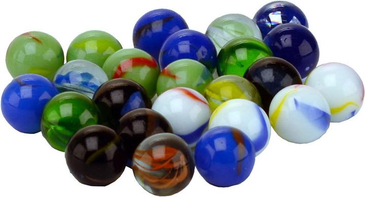 Actual product image Johntoy Marbles on card