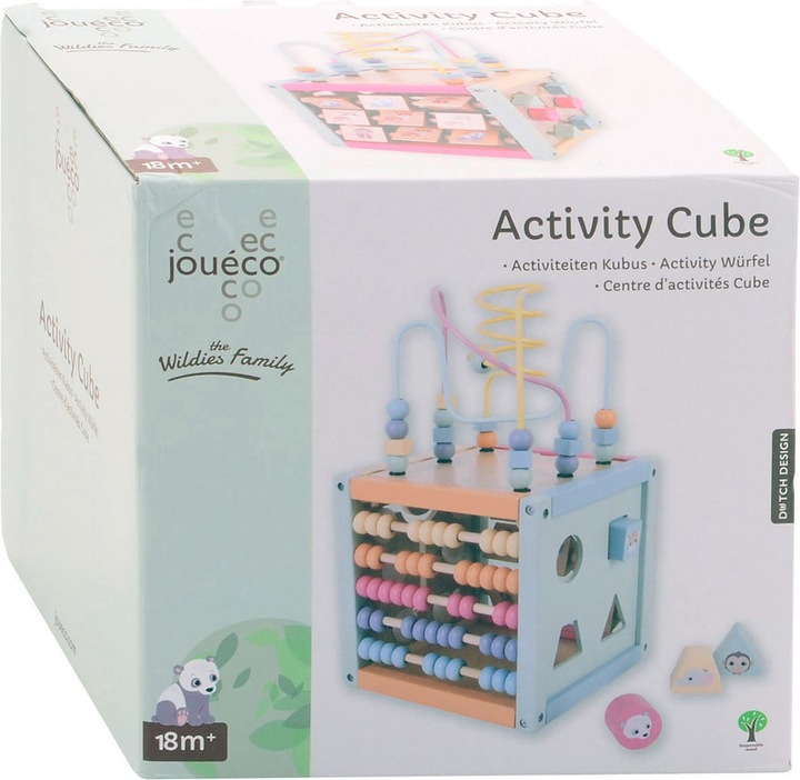 Produktbild Jouéco Activity Cube Die Familie Wildies