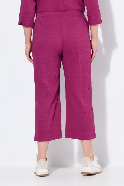 Image du produit Ulla Popken Pantalon 7/8 Ruby, genou formé, jambe droite, taille élastique (44)