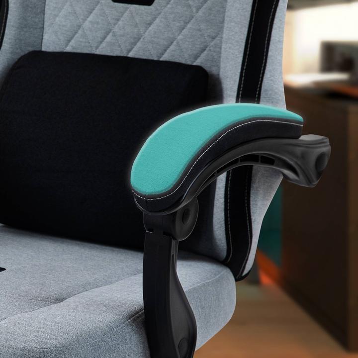 Image du produit CLP Chaise de bureau rembourrée Miltona ergonomique réglable en hauteur