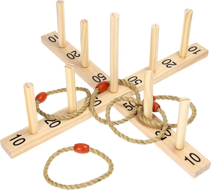 Actual product image Goki Wooden ring werpspel