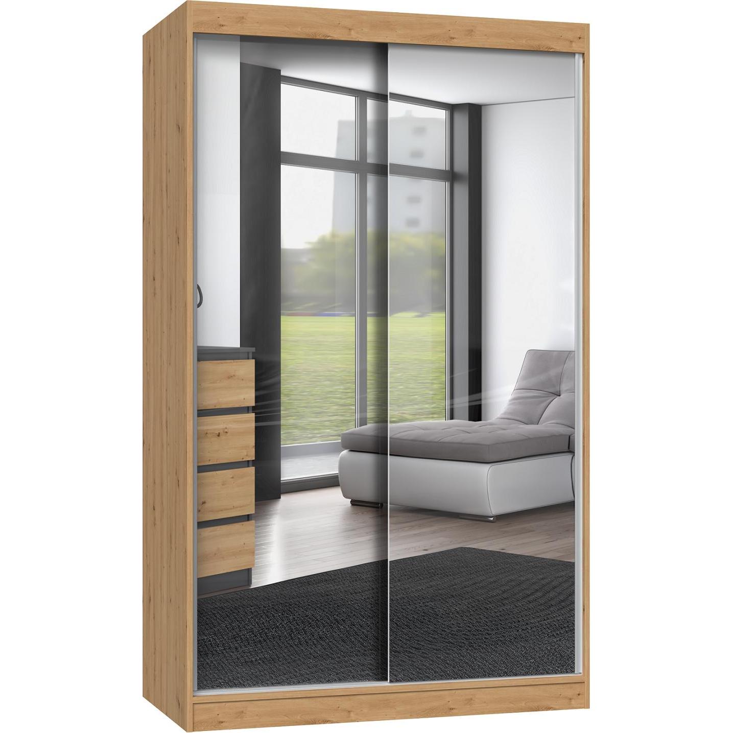 Topeshop, Kleiderschrank, Iga (120 x 61 x 200 cm)