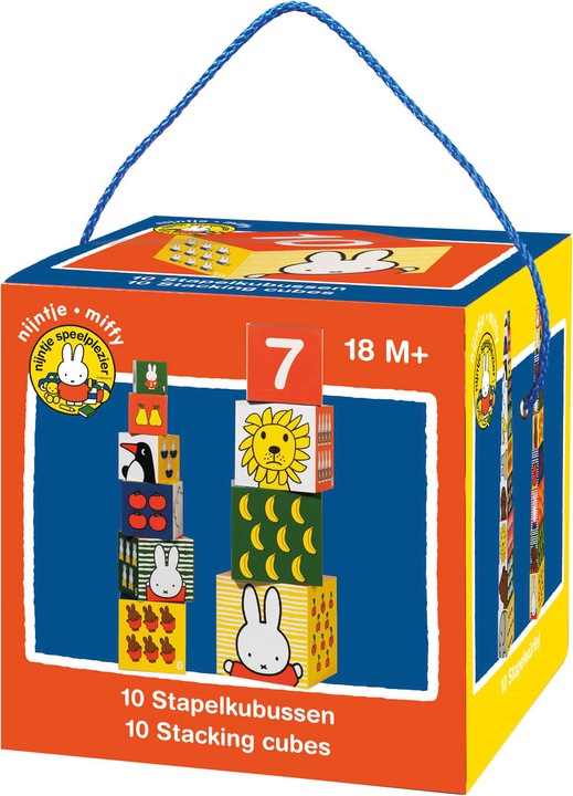 Actual product image Bambolino Toys Miffy stacking blocks