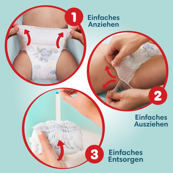 Immagine prodotto Pampers Protezione Premium (Dimensione 4, Pacco trasportabile, 31 Pezzo/i)