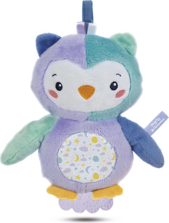 Clementoni Primi mesi - Gufo coccoloso con luce (32 cm)