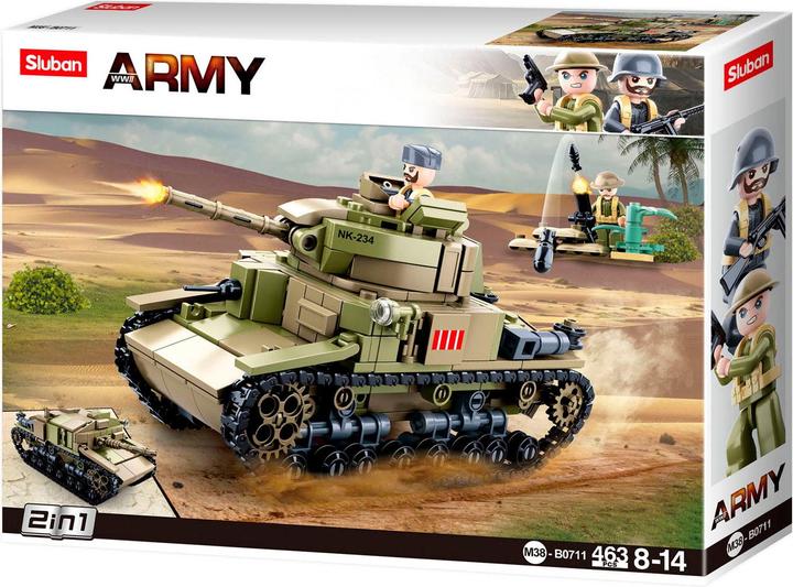 Actual product image Sluban WWII - Italian tank 2in1
