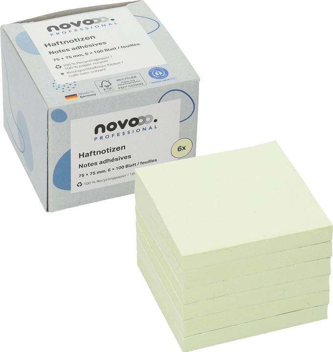 Immagine prodotto Novooo Haftnotizen Recycling 75x75mm (75 x 75 mm)