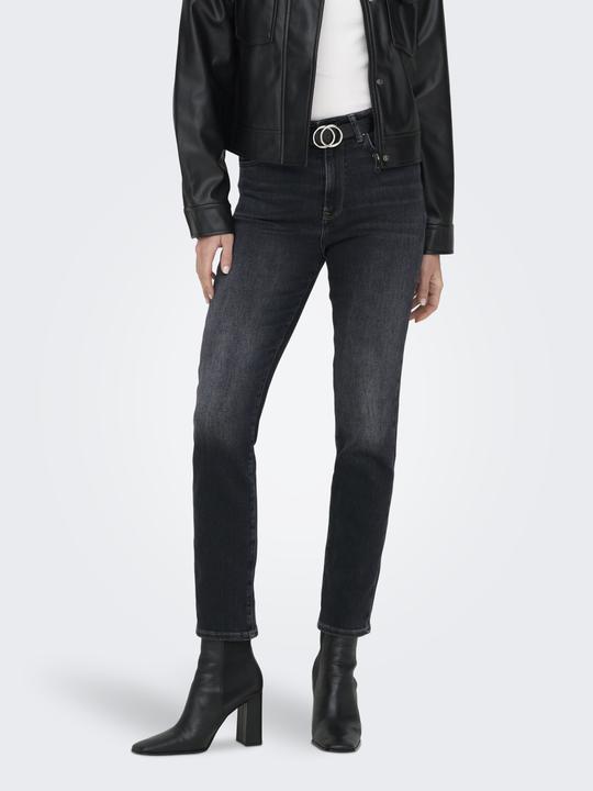 Actual product image Only ONLEMILY High waist straight cut jeans Straight fit jeans (W31/L32)