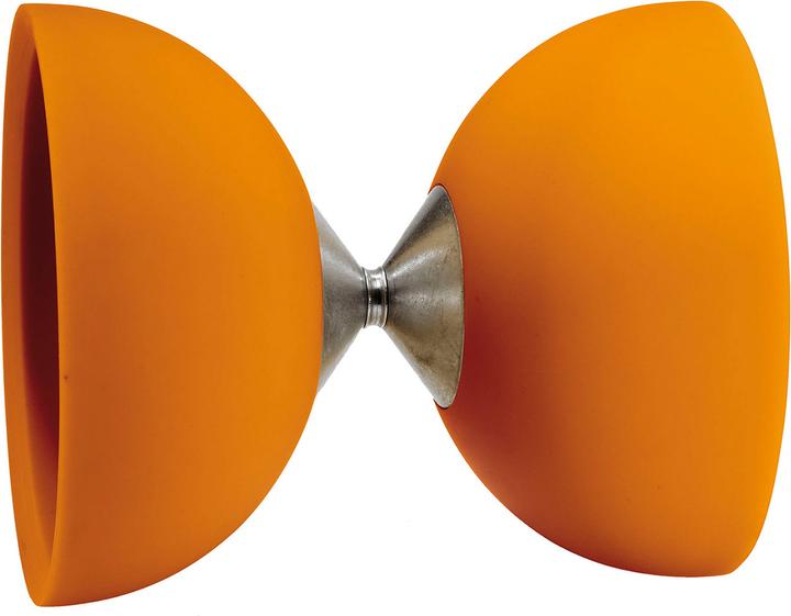 Actual product image Eureka! Rubber Diabolo Orange