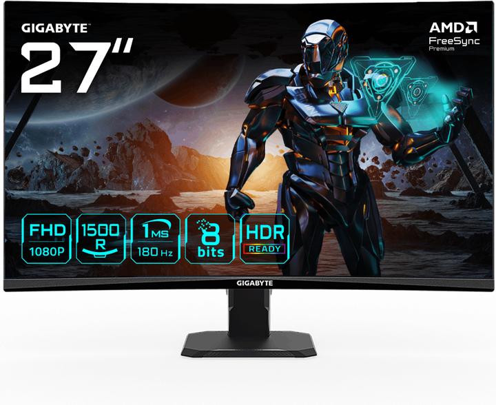 Actual product image Gigabyte GS27FC (1920 x 1080 pixels, 27")