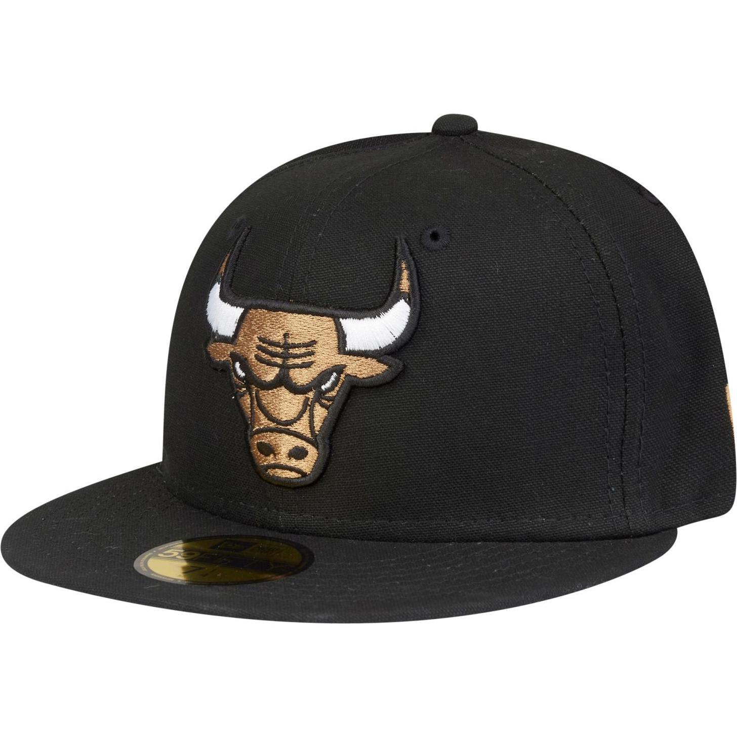New Era, Herren, Cap, 59Fifty Fitted Cap - CHAMPIONS Chicago Bulls - 7 5/8, Schwarz, (7 5/8)