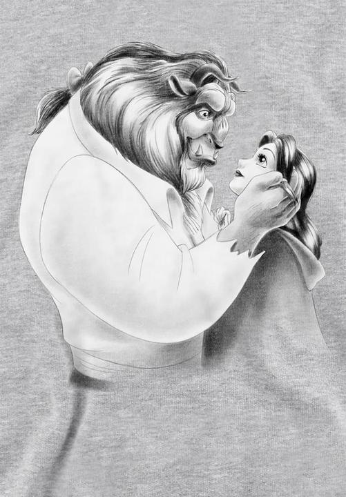 Produktbild Beauty And The Beast Kapuzenpullover meliert (128)