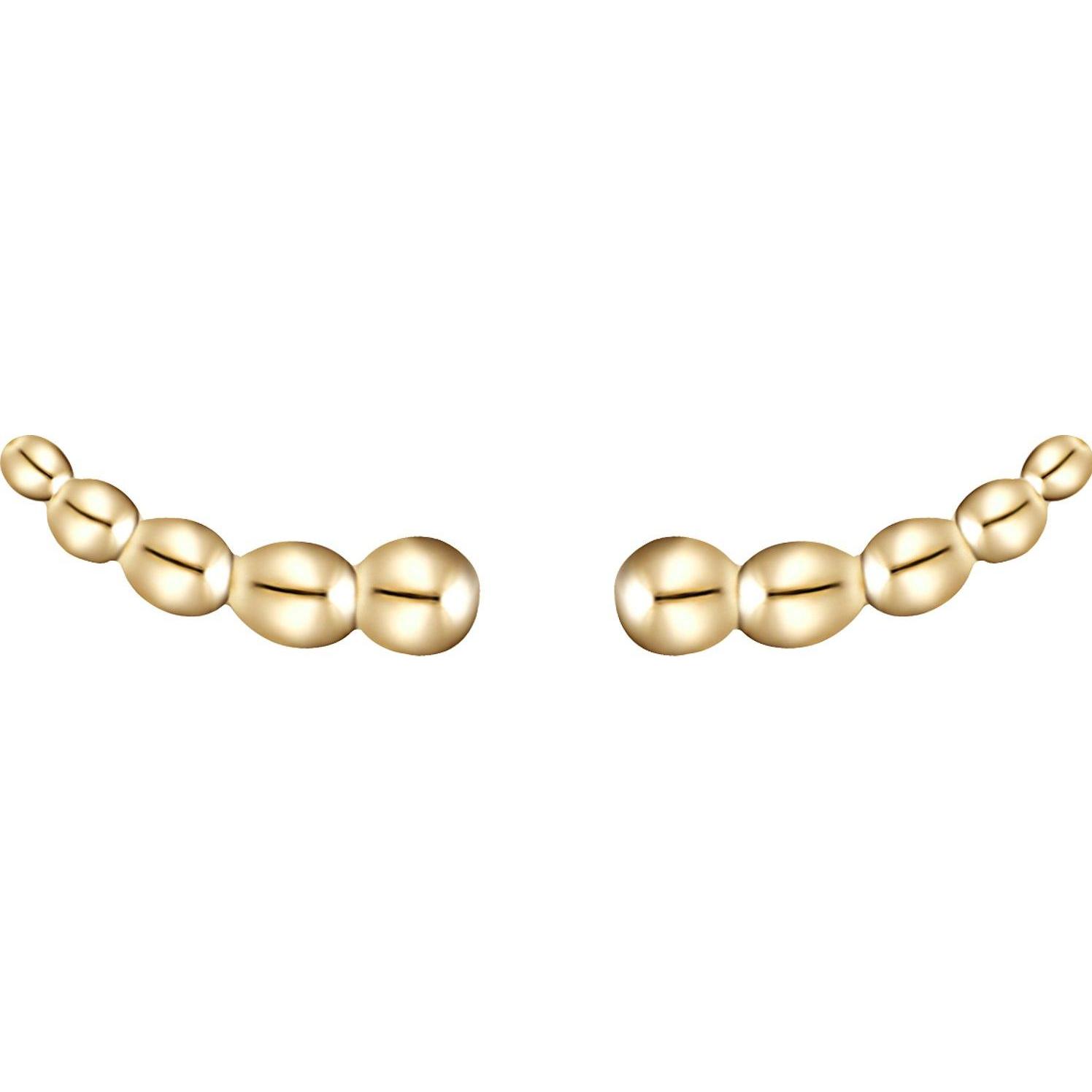 Glanzstücke München, Ohrringe, Damen Sterling Silber gelbgold - 23760, (Sterling Silber)