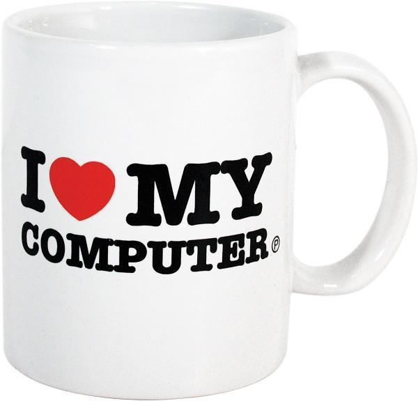 Actual product image Paladone Products I heart my computer mug (1x)